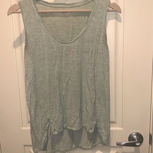 Mint green Madewell loose fitting tank top